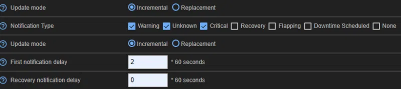 Notifications services