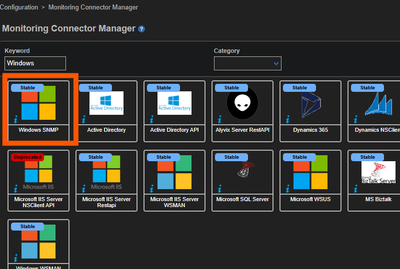 Architecture de supervision avec SNMP