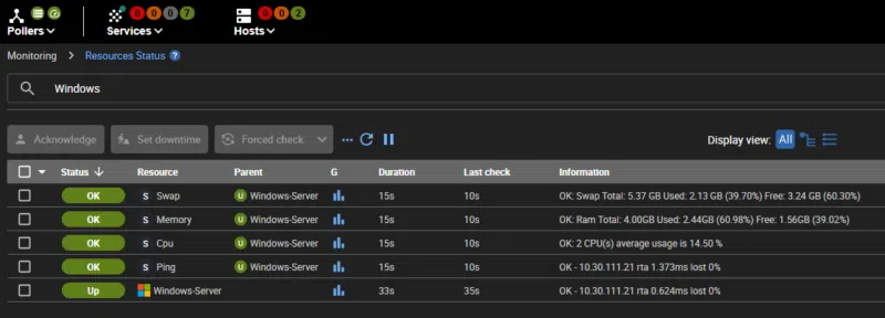 Architecture de supervision avec SNMP