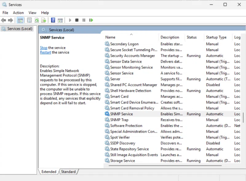 Architecture de supervision avec SNMP