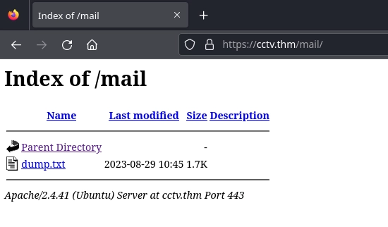 Web Server Port 443 Mail Endpoint
