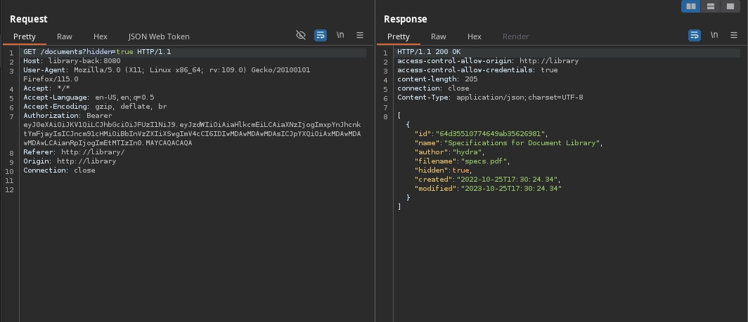Library Back-End Hydras Hidden Files Two