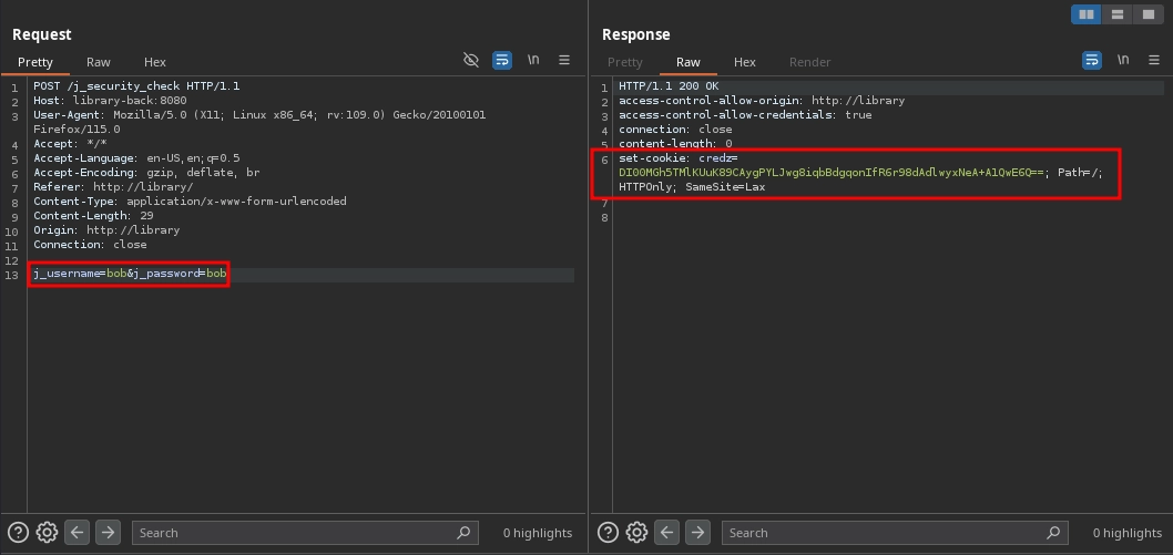 Library Back-End Login