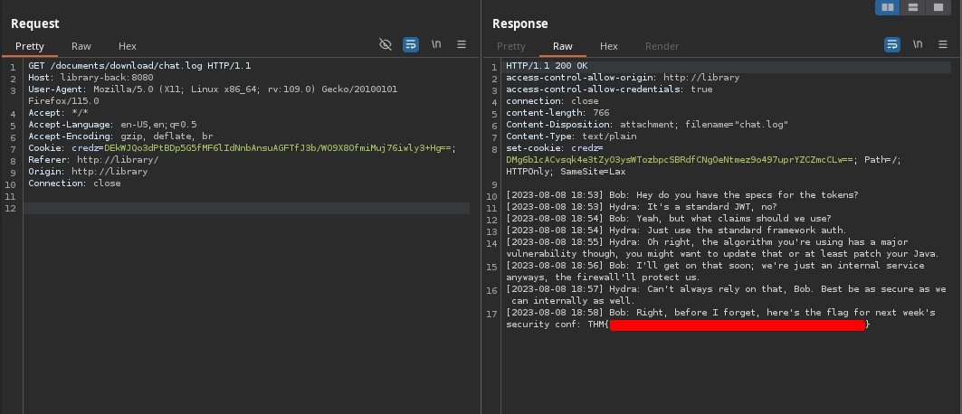 Library Back-End Second Flag