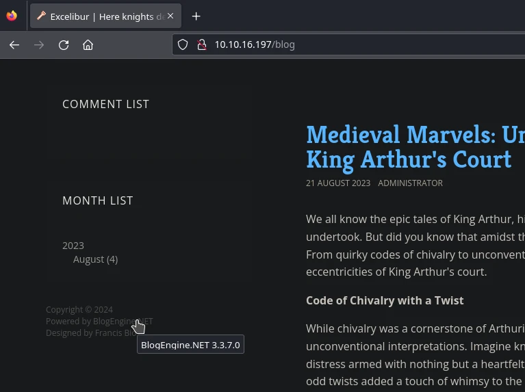 BlogEngine.NET Version