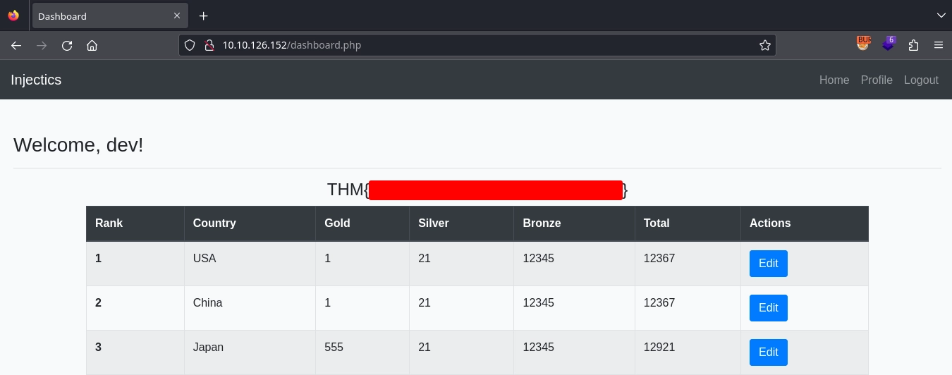 Web 80 Dashboard Flag